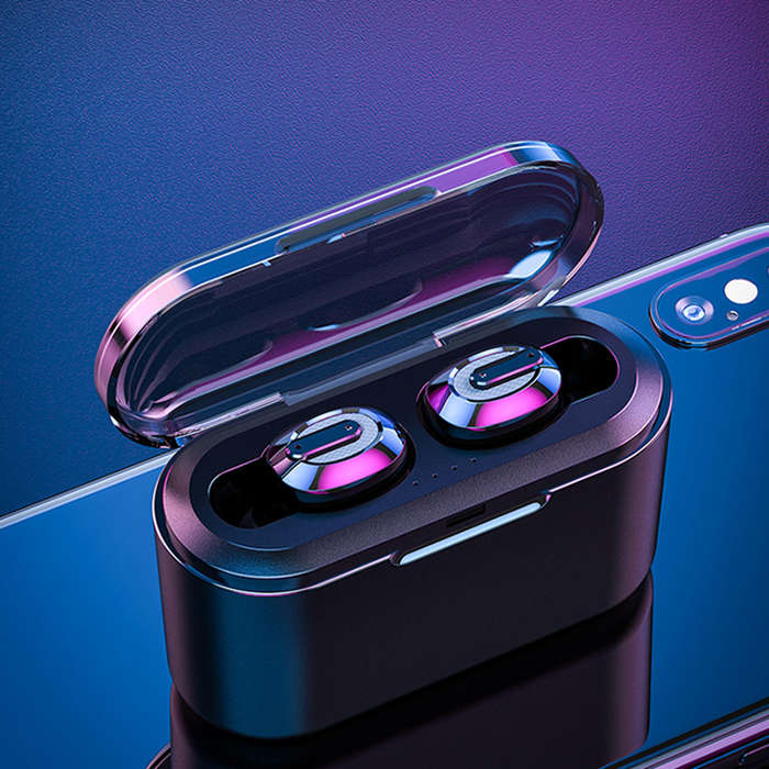 [CVC8.0 Noise Canceling] TWS bluetooth 5.0 Mini Wireless Earphone IPX7 Waterproof Headphones With 30