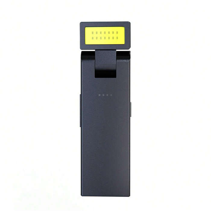 Black - Outdoor COB Work Light USB Rechargeable Repair Lamp With Bright Red Warning Lights, Bottom M
