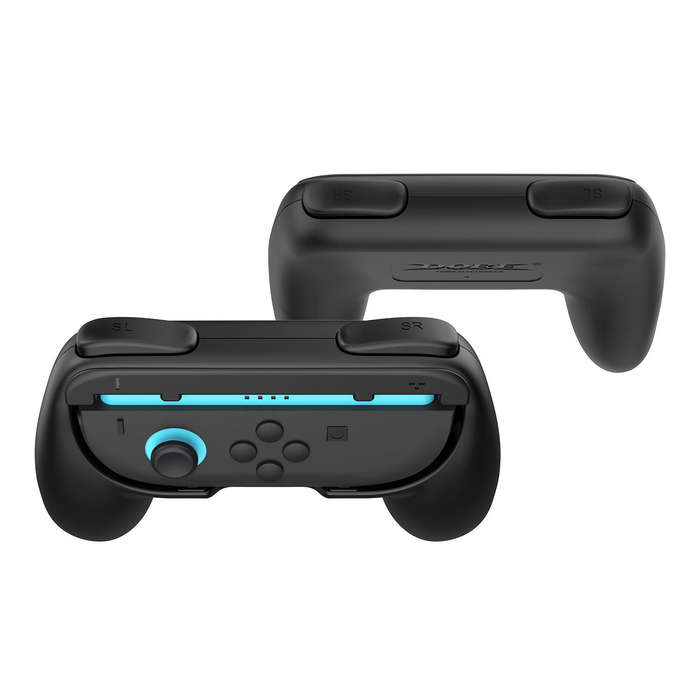 Blue/Orange - DOBE TNS-3162 Comfort Fit Grip for Switch Controllers Ergonomic Design Handle Accessor