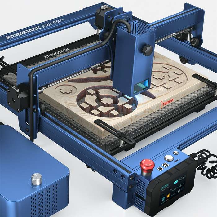 ATOMSTACK A20 Pro Quad-Laser Engraving Cutting Machine Laser Engraver Built-in Air Assist System 20W