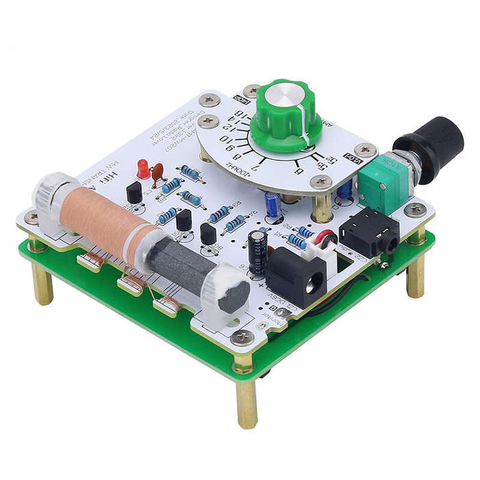 White - AMTMW207 Medium Wave Radio Transmitter High Fidelity AM Radio Transmitter DIY Circuit Board