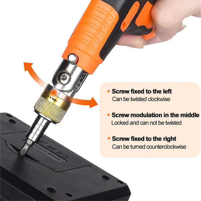 Gray - Bit Holder Ratchet Screwdriver 1/4 16 In1 Brand New High Quality Screwdriver Set With Screwdr