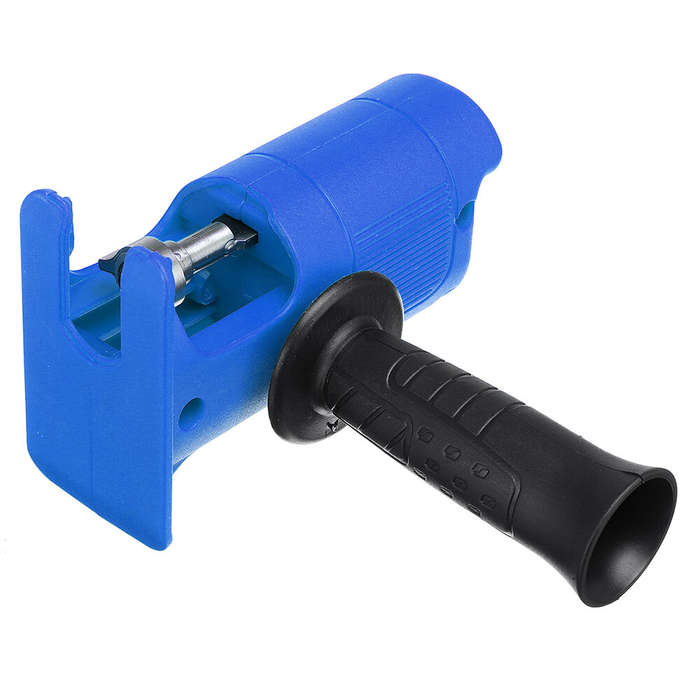 Blue - Drillpro Reciprocating Saw Attachment Adapter Change Electric Drill Into Reciprocating Saw fo