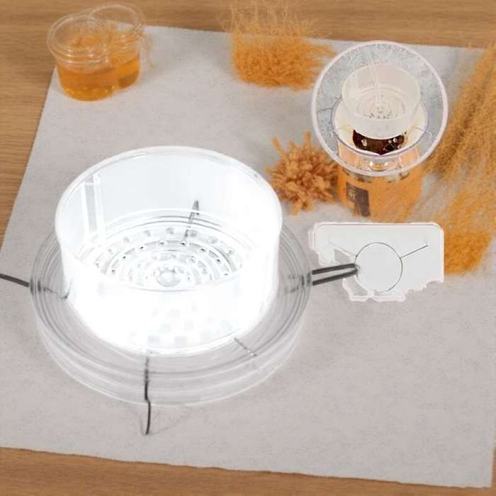 Transparent - Portable Coffee Brewing Filter Lightweight Hand Brew Drip Coffee Maker Personal Tea Cu