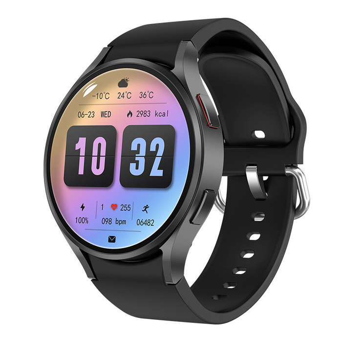 Yellow - M10 1.4inch HD Screen bluetooth Call Heart Rate Blood Pressure Blood Oxygen Monitor Blood S