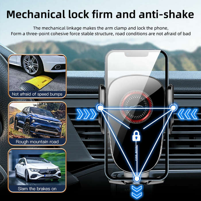Adjustable Car Air Vent Phone Mount Mobile Phone Holder Car Special Holder Air Outlet Bottom Bracket