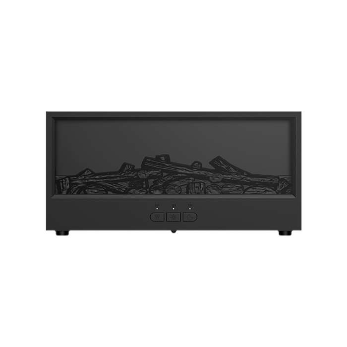 White - Kinscoter 3D Fireplace Aromatherapy Machine Simulation Flame Humidifier Automatic Aromathera