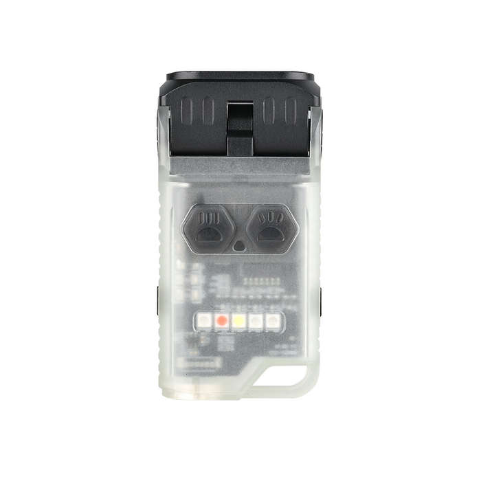 Black - Trustfire MINIX5 750LM Bright EDC LED Keychain Flashlight With UV Sidelight Rechargeable Mag