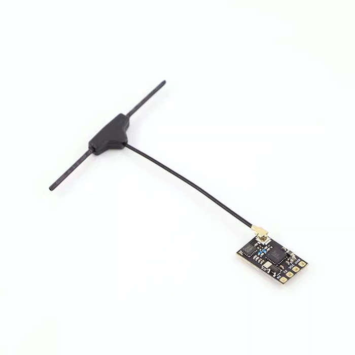 1 PC - ELRS 2.4GHz NANO RC Receiver With T Antenna for RC FPV Racer Drone