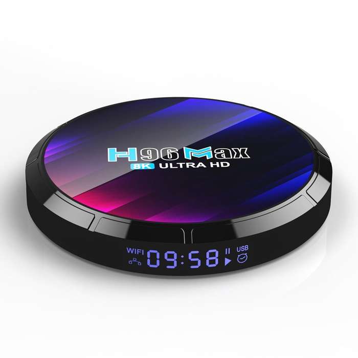 US Plug - H96MAX Ultimate RK3528 Android 13 TV Box 4+64GB Dual WIFI 6 Bluetooth 5.0 Set Top Box 8K H