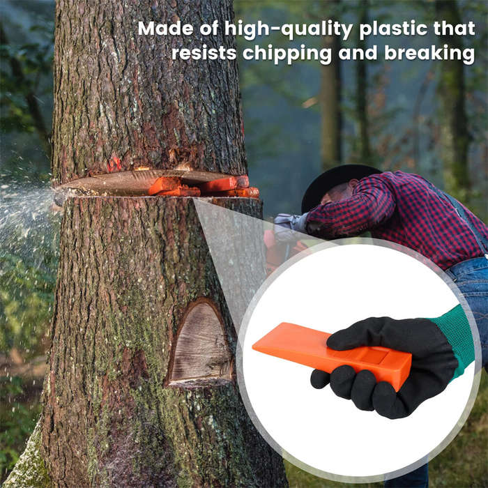 3pcs - 3Pcs Felling Wedges Plastic Chainsaw Wedges Wear Resistant Tree Cutting Wedges Logging Suppli