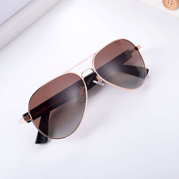 Brown - MZ01 Wireless bluetooth 5.1 Glasses Earphone Stereo HD Sound UV Protection Smart Audio Glass