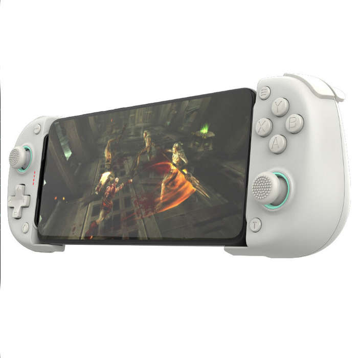 White - DATA FROG X3 Wireless bluetooth Game Controller Built-in Cooling Fan Hall Joystick and Trigg