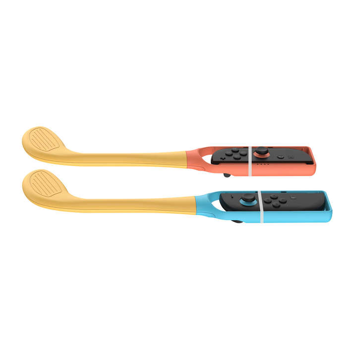 Blue/Orange - DOBE TNS-3182 Switch2 Golf Club Grips Dual Ergonomic Controller Immersive Gaming Acces