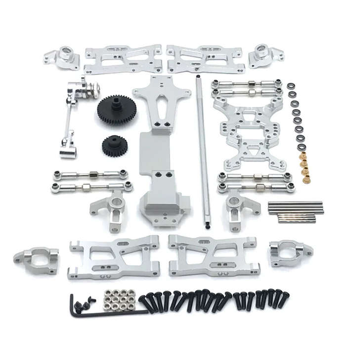Gold - Upgrade Metal C Seat Steering Cup Swing Arm Central Drive Shaft For WLtoys 1/14 144010 144001