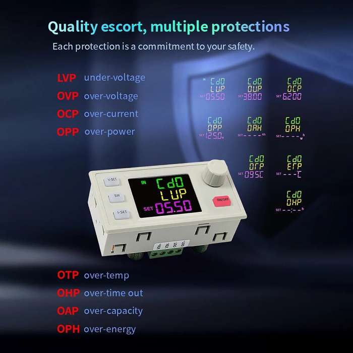 SK120X - SK120X Boost Buck CNC DC Adjustable Voltage Regulated Power Supply Step-up Step-down Consta