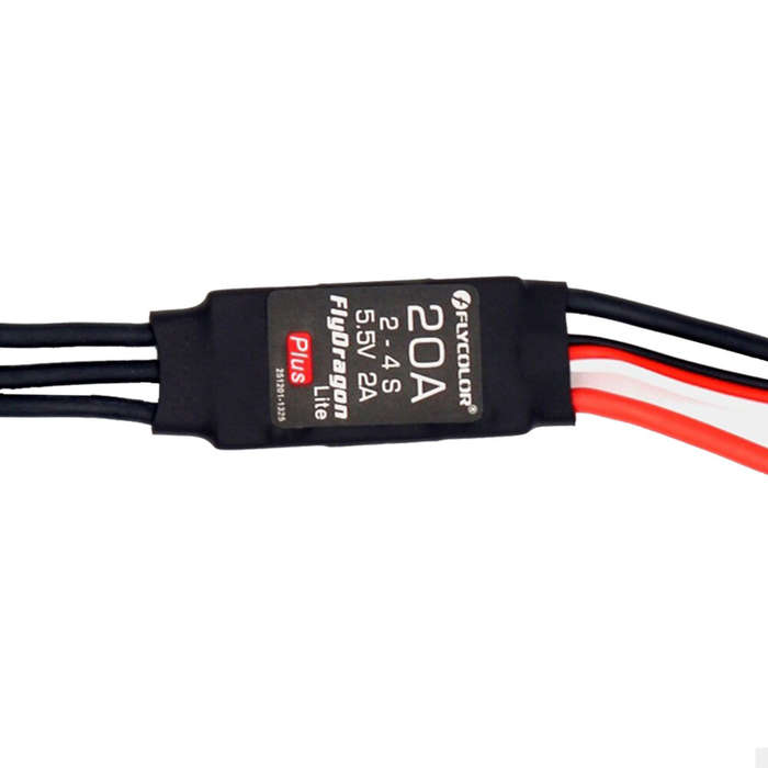 20A - FLYCOLOR FlyDragon Lite Plus 20A 2-3S Dual Way Brushless ESC With 5.5V/2A BEC for Fixed Wing R