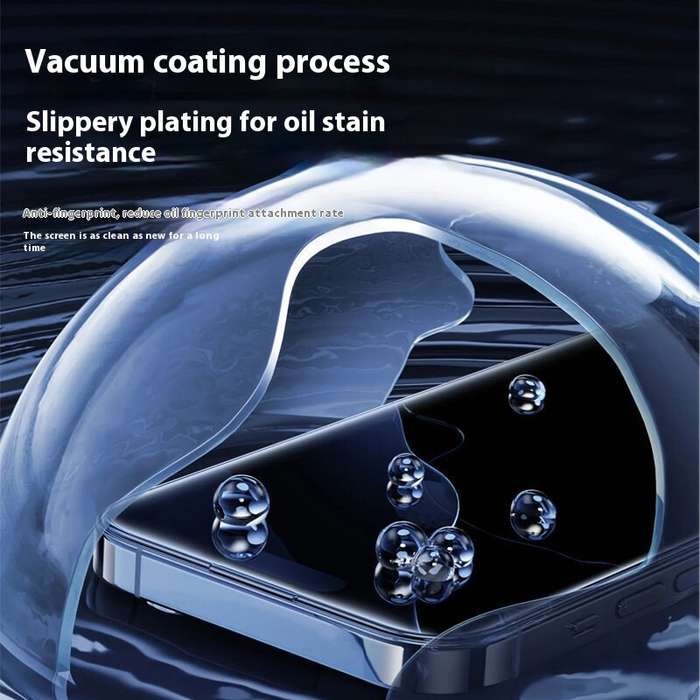 Silk-screen HD Film - for iPhone 16 Series Mobile Phone Screen Protector Tempered Glass Full Screen