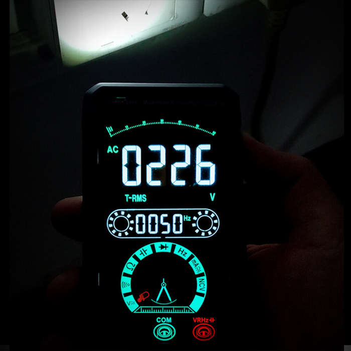 MUSTOOL MT009 4.4-Inch Touch Screen Smart True RMS Digital Multimeter Automatic Measurement with VFC