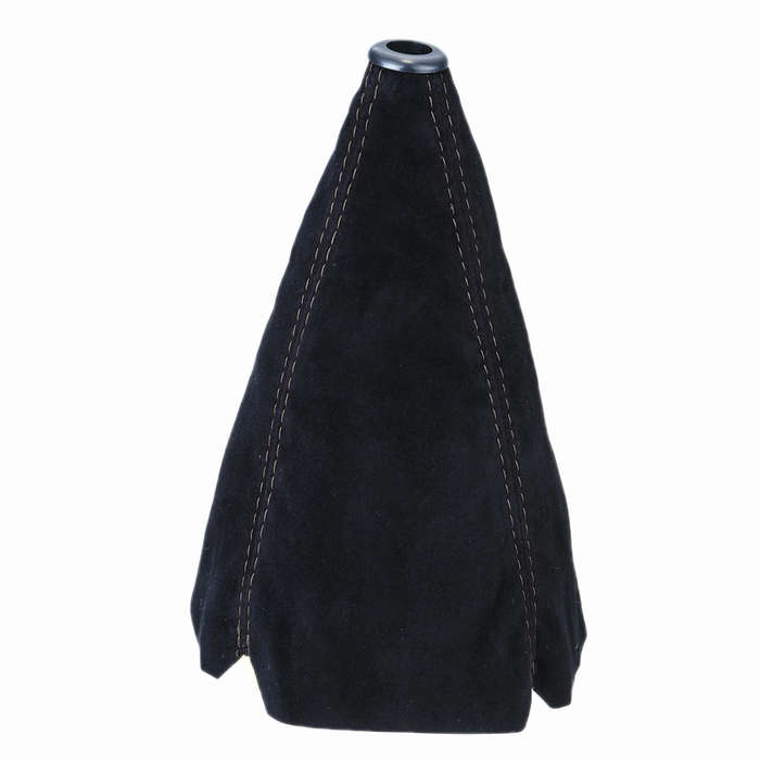 Black - Auto Car Universal Suede Leather Shift Boot Cover Gaiter Gear Manual Shifter