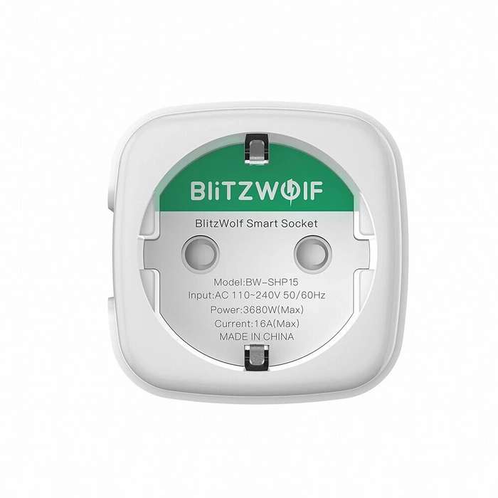 [5 Pcs] BlitzWolf BW-SHP15 Zigbee 3.0 16A 3680W Smart Plug Wireless Power Socket Outlet EU Plug APP