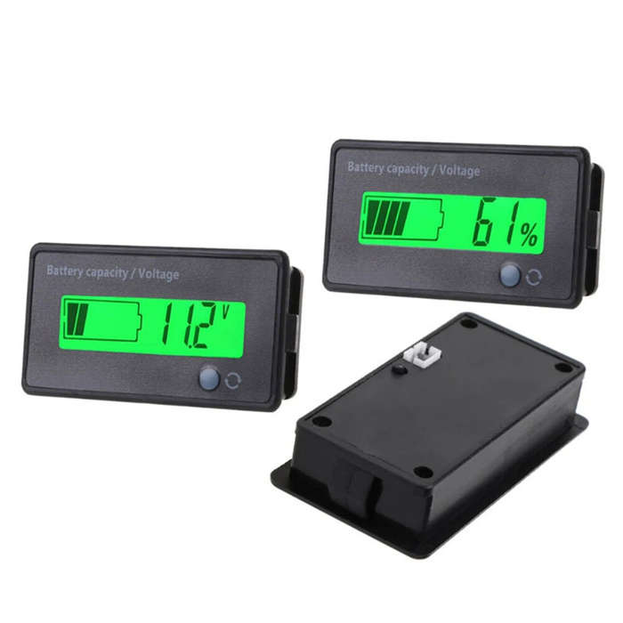 Battery charge indicator Battery Capacity & Volt Tester Multi-Battery Compatibility 7-100V Touch Swi