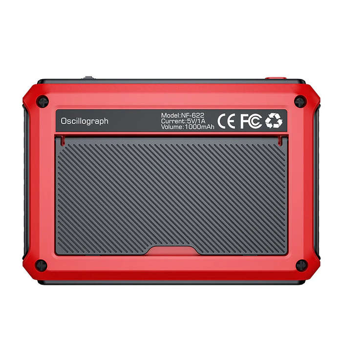 Red - NOYAFA NF-622 Mini Handheld Digital Oscilloscope 2.8 Inch TFT Display 2.5MS/S Sampling Rate Au