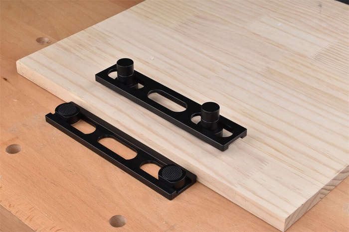 20mm - Fonson Woodworking Planing Stop with 10pcs Dog Hole Bench Dog Clamp Desktop Tenon Workbench T