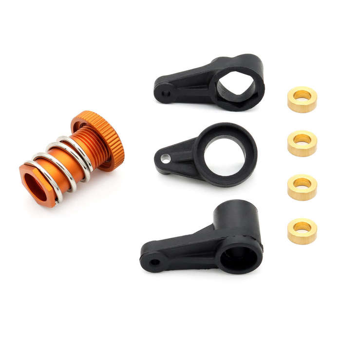 Black Gold - ZD Racing MT16 1/16 RC Car Parts Steering Connecting Plate Set Vehicles Models Spare Ac