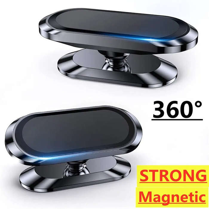 Black - F16 Magnetic Car Phone Holder Stand Mobile Cell Air Vent Magnet Mount GPS Support in Car for