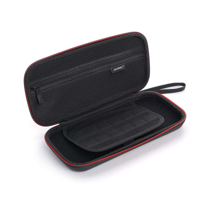 Black - TNS-3173 Game Console Storage Bag Portable Hard Shell Organizer Host Case for NintendoSwitch