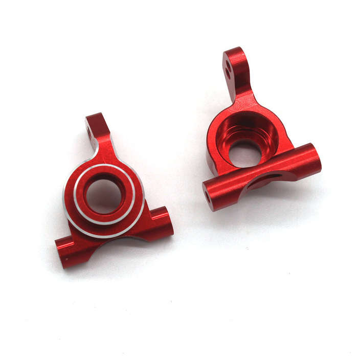 Red - 2PCS Upgraded Metal Parts Rear Wheel Seat for 1/14 ZD Racing MT16 Rlaarlo JIUSI MT14R PT14R RC