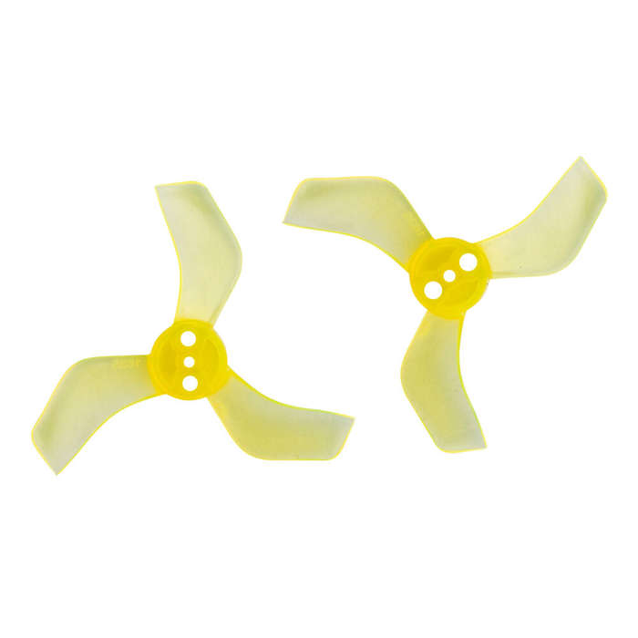Clear Red - 4 Pairs Gemfan 1635 1.6x3.5x3 40mm 1.5mm Hole 3-blade Propeller for 1103 1105 RC Drone F