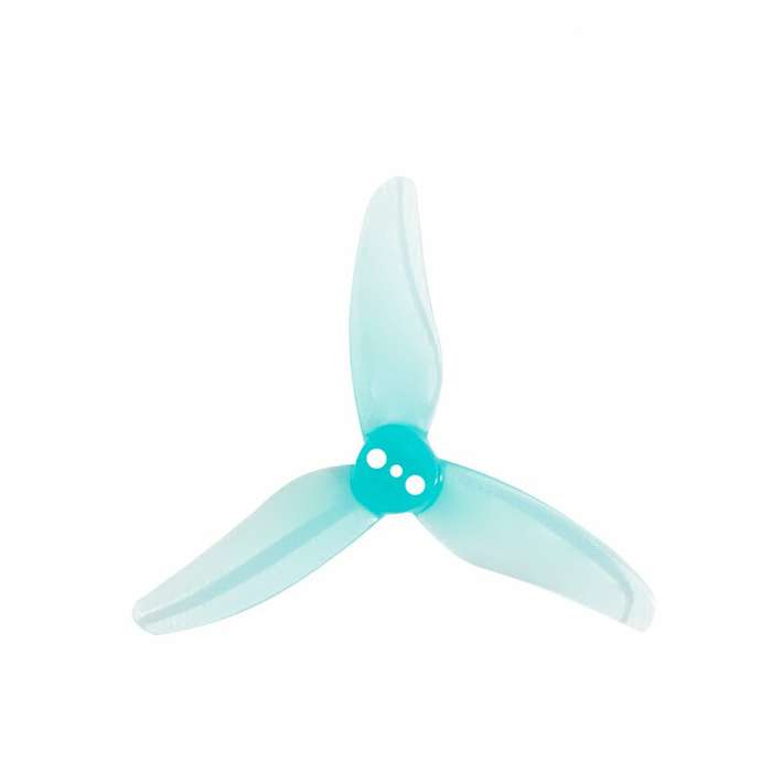 Transparent Gray - 2Pairs Gemfan Hurricane 2512 Durable 3 Blade 2.5" Propeller for Toothpick FPV Rac