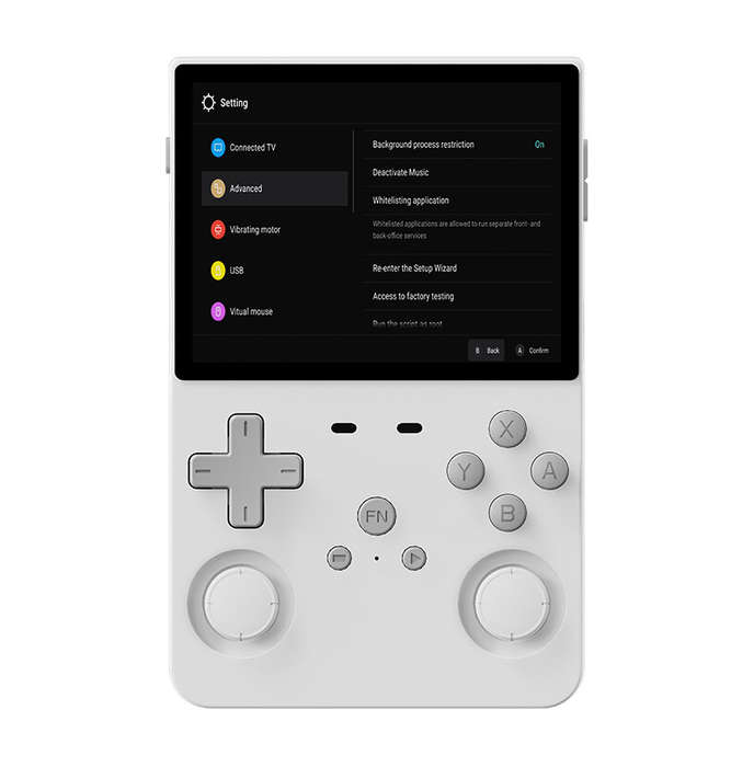 Purple - L35 64G 15000+ Games 3.5-inch IPS Screen Handheld Gaming Console Open Source RK3326 Quad-co