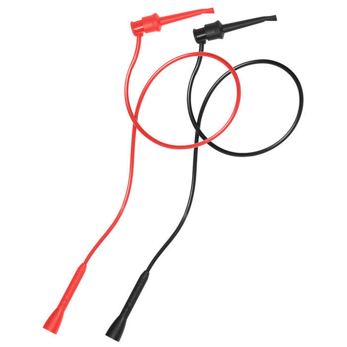 Universal Multimeter Test Hooks with 2mm Direct Plug Digit Meter Probe Hook Design Ideal for Electri