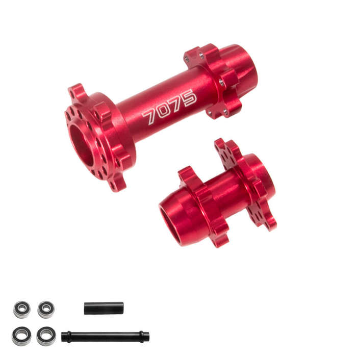 Red - Aluminum 7075 Front Rear Wheel HUB HEX for LOSI 1/4 Promoto-MX RTR Motorcycle LOS06000 RC Moto