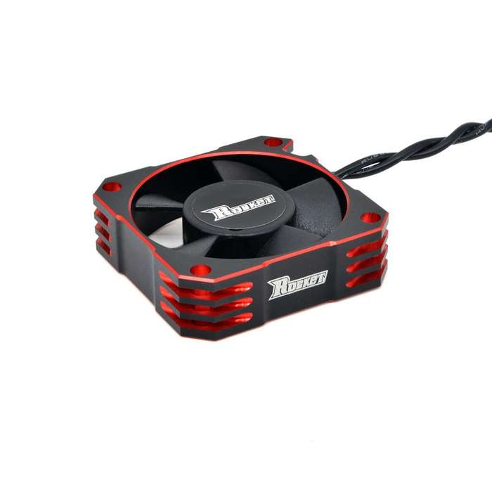Red+Black - Surpass Hobby Rocket V2 21000Rpm Metal Cooling Fan RC Car Parts 35*35*10mm
