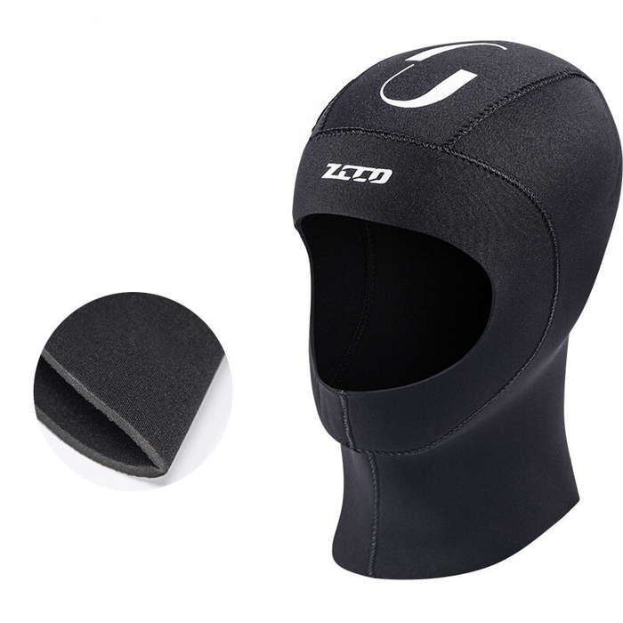 M - ZCCO Diving Head Cover 3mm Neoprene Hoods Surfing Snorkeling Winter Thermal Swimming Headgear fo