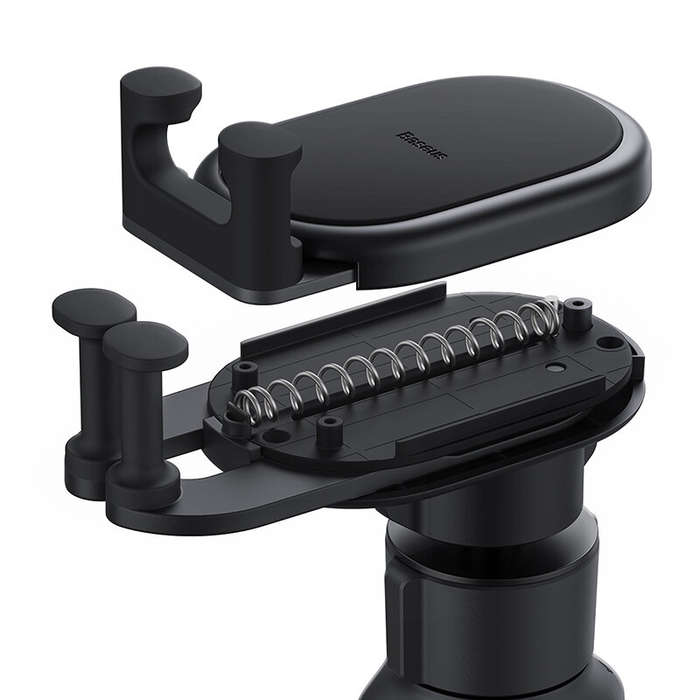 Black - Baseus Gravity Car Phone Holder Air Vent Clip Bracket Y-shaped Gravitational Structure Silic