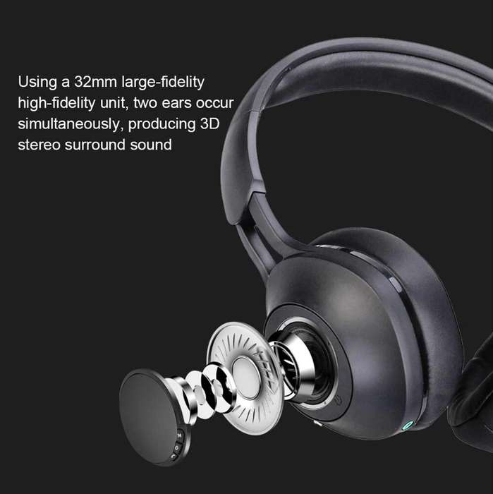 Retekes TR104 FM Headset Radio Headphone Receiver LED Display Foldable for Meeting Train Church Tran