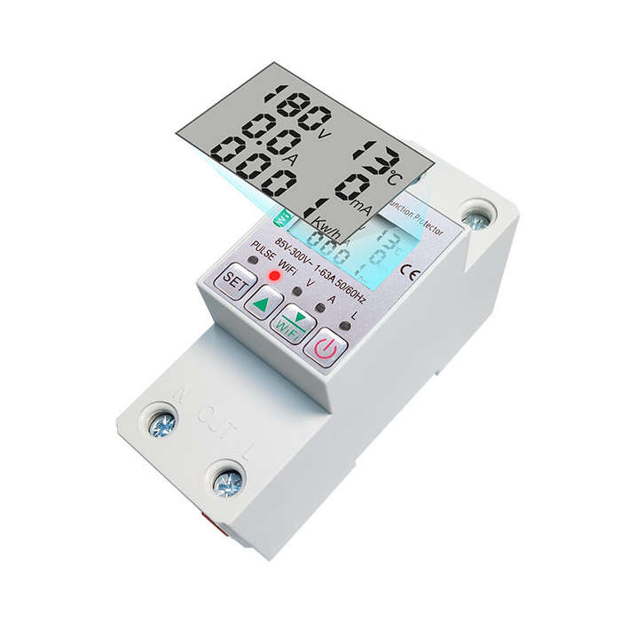 MAIQ-63 63A 110V 220V Tuya WiFi Energy Meter Kwh Metering Switch Timing Function with Voltage Curren