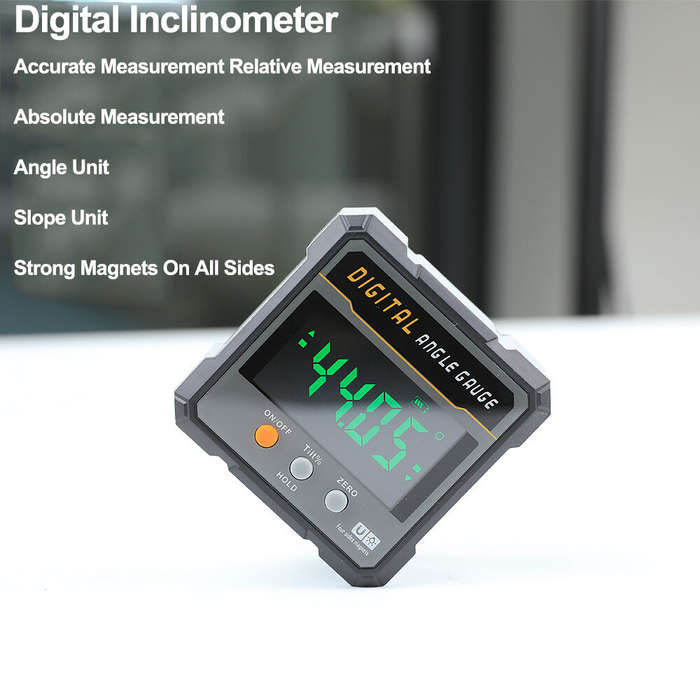 ETOPOO Digital Display Inclinometer 360 Degree Measurement High-Precision Relative Absolute Angle an