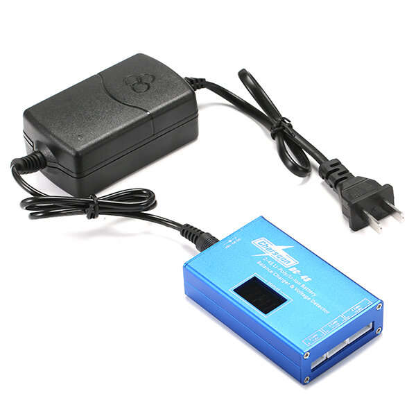 Red - Charsoon DC-4S 2-4S Li-poly/Li-ion Battery Balance Charger & Voltage Detector with Power Adapt