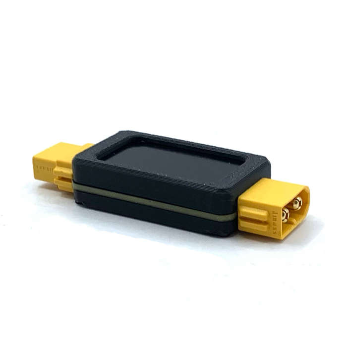 Black - XT60 30A 5-34V Bidirectional Ammeter Power Meter Voltage Current Monitor Real-Time Temperatu
