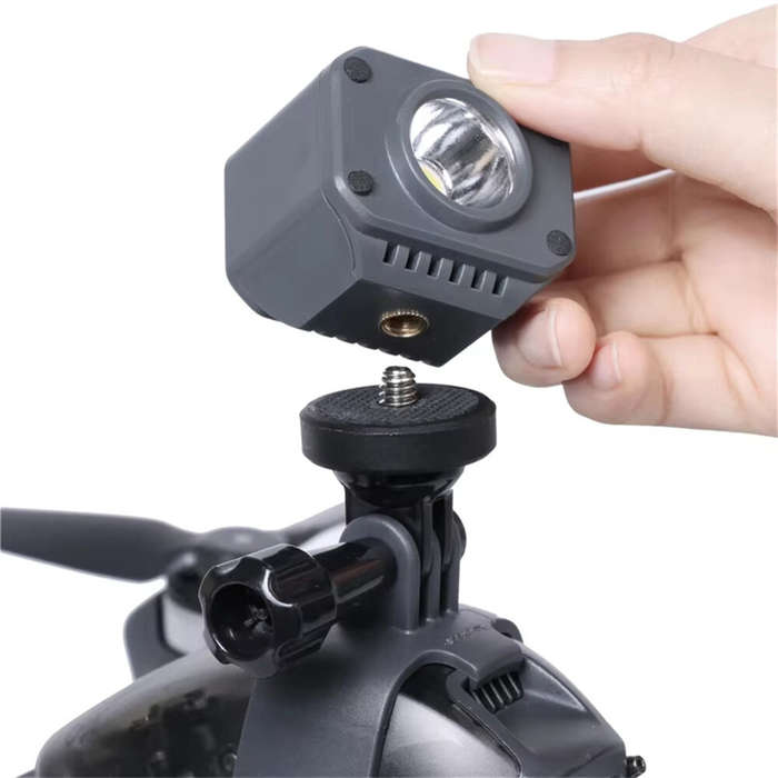 Grey - Sunnylife FPV Camera Mount - GoProo/DJI Adapter, Multi-Angle Bracket for Pocket 2/1 & DJI FPV