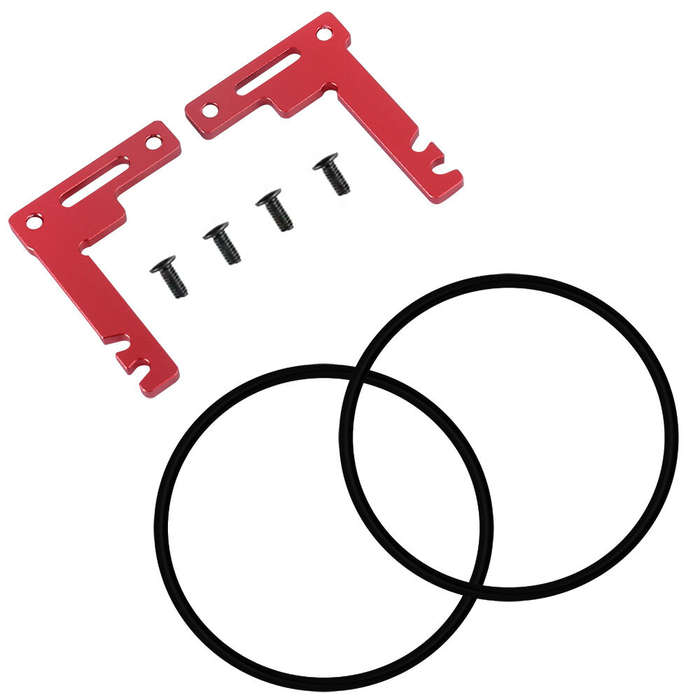 Red - 1/10 Tamiya Aluminum Alloy Short Battery Holder Kit TT02 TT02B RC # TATT-075