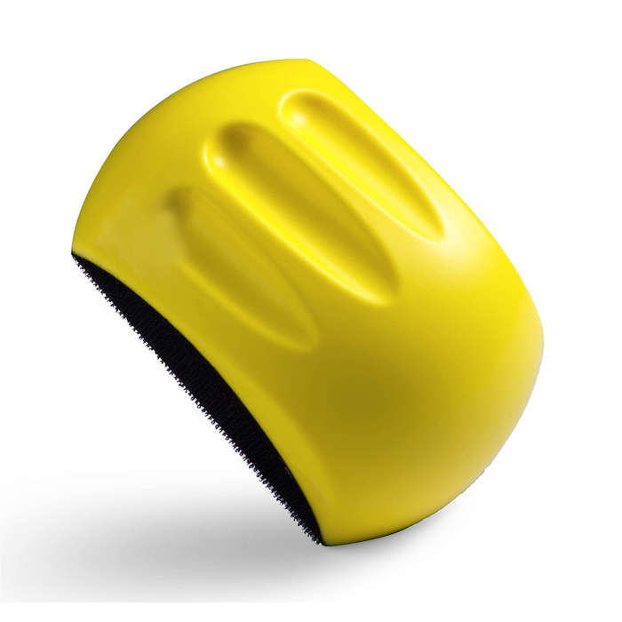 4 PCS 5 Inch Round Hand Sanding Blocks + Mouse Hook and Loop Sanding Blocks Ideal for Wood Furniture