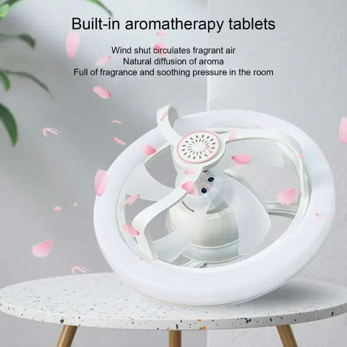 E27 50W 220V Ceiling Fan Bulb With LED Light And Remote Control Chandelier RGB Color Dimmable Ventil