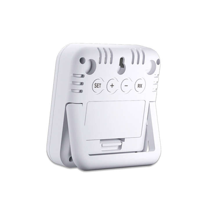 White - TS-FT007 Ultrasonic Water Level Meter with LCD Display 0.5-5M Range Wireless 100M Transmissi